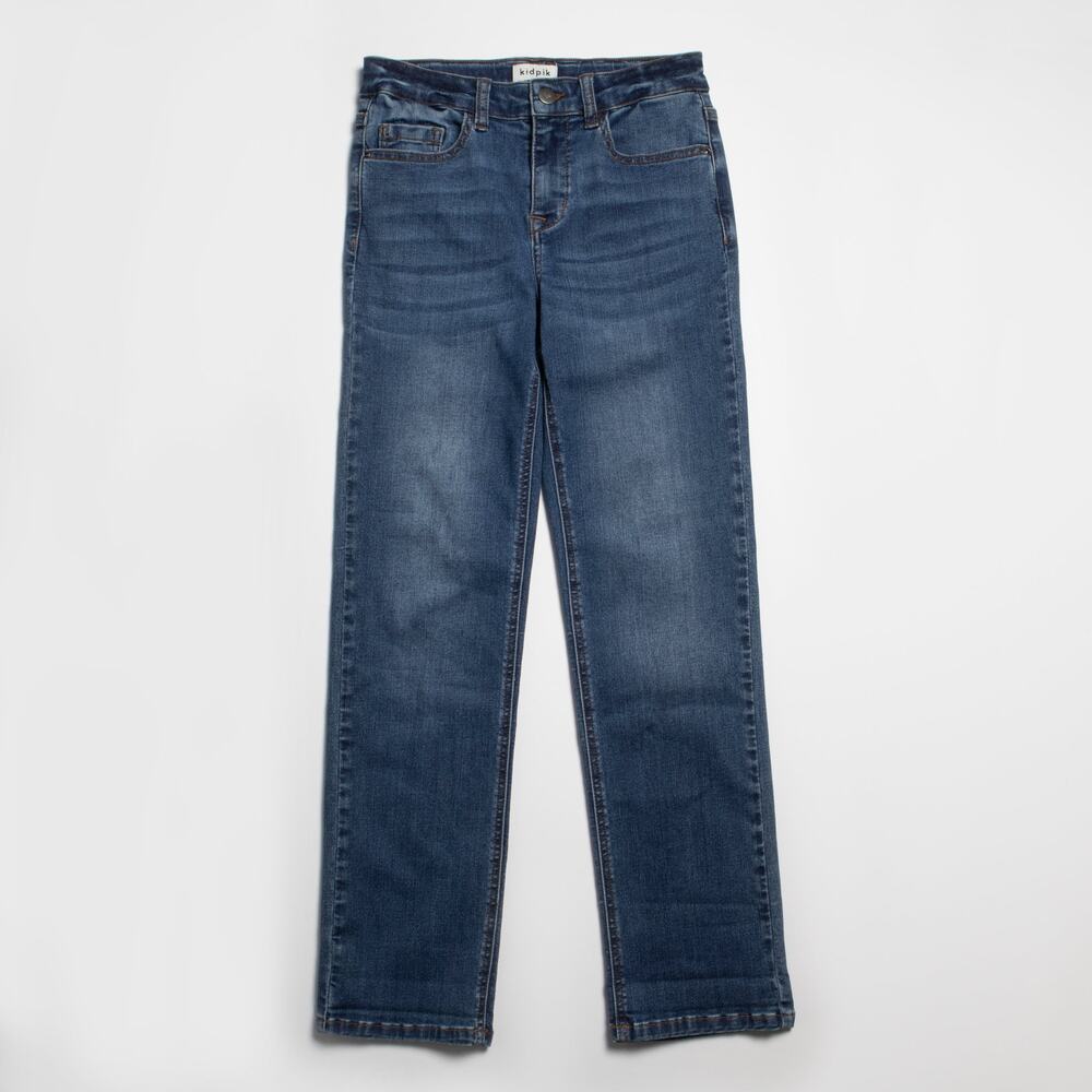 Kid Pik Girl's Medium Wash Denim Blue Skinny Jeans Kids Youth Size 14